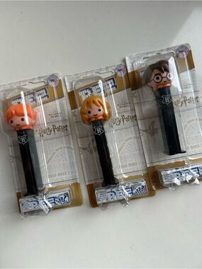 Harry Potter PEZ Dispensers 3 Sealed – Harry Hermione Ron Wizarding World NWT